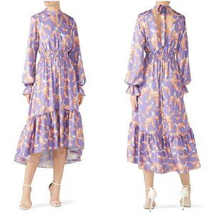 Three Floor Purple Lisbon Sisters Midi Dress $420
